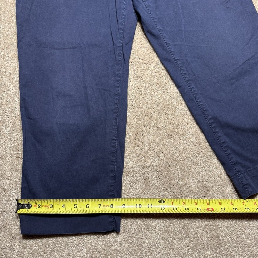 Tommy Hilfiger Navy Blue Cropped Pants Women's Size 14 - Picture 6 of 7